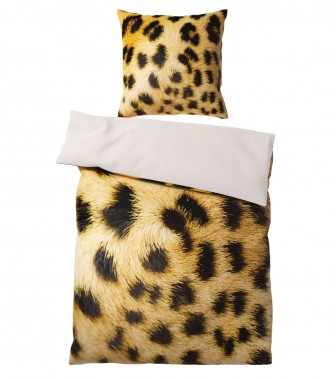 Bettwäsche Leopardenfell 135 x 200 cm