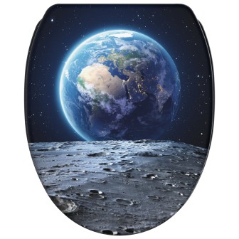WC-Sitz mit Absenkautomatik und Schnellverschluss Earth - Premium Toilettendeckel direkt vom Hersteller