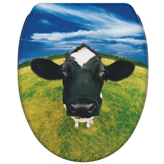 Soft Close Toilet Seat Cow