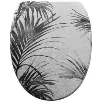 WC-Sitz mit Absenkautomatik und Schnellverschluss Palmera - Premium Toilettendeckel direkt vom Hersteller