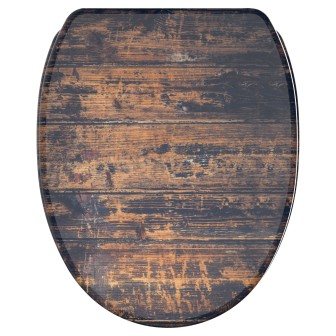 WC-Sitz mit Absenkautomatik und Schnellverschluss Vintage - Premium Toilettendeckel direkt vom Hersteller