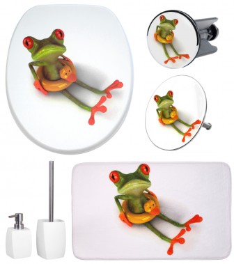 6-teiliges Badezimmer Set Froggy