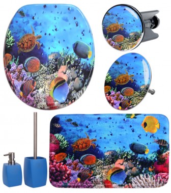 6-teiliges Badezimmer Set Ocean-SETOcean