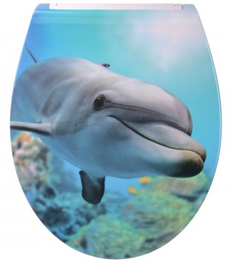 Toilettensitz Delfin Delphin Tier Toilettentrainer Kinder Klositz WC Sitz anti 
