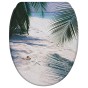 WC-Sitz mit Absenkautomatik und Schnellverschluss Beach - Premium Toilettendeckel direkt vom Hersteller