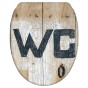 WC-Sitz mit Absenkautomatik und Schnellverschluss Old Style - Premium Toilettendeckel direkt vom Hersteller
