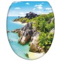 WC-Sitz mit Absenkautomatik und Schnellverschluss Seychellen - Premium Toilettendeckel direkt vom Hersteller