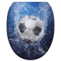 WC-Sitz mit Absenkautomatik und Schnellverschluss Soccer - Premium Toilettendeckel direkt vom Hersteller