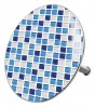 Badewannenstöpsel Mosaik Blau