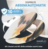 WC-Sitz mit Absenkautomatik Beautiful - Premium Toilettendeckel direkt vom Hersteller