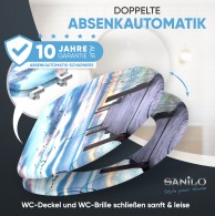 WC-Sitz mit Absenkautomatik Sunset - Premium Toilettendeckel direkt vom Hersteller
