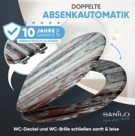 WC-Sitz mit Absenkautomatik Antik - Premium Toilettendeckel direkt vom Hersteller