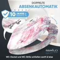 WC-Sitz mit Absenkautomatik Flamingo 2 - Premium Toilettendeckel direkt vom Hersteller