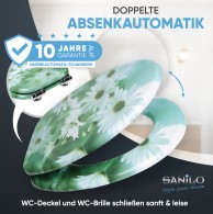 WC-Sitz mit Absenkautomatik Margeriten - Premium Toilettendeckel direkt vom Hersteller