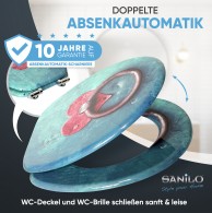 WC-Sitz mit Absenkautomatik Knocker - Premium Toilettendeckel direkt vom Hersteller