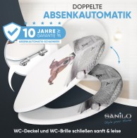 WC-Sitz mit Absenkautomatik Newspaper - Premium Toilettendeckel direkt vom Hersteller