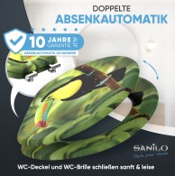 WC-Sitz mit Absenkautomatik Toucan - Premium Toilettendeckel direkt vom Hersteller