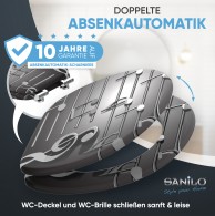 WC-Sitz mit Absenkautomatik Musical Notes - Premium Toilettendeckel direkt vom Hersteller