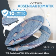 WC-Sitz mit Absenkautomatik Seefahrt - Premium Toilettendeckel direkt vom Hersteller