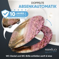 WC-Sitz mit Absenkautomatik Romantik - Premium Toilettendeckel direkt vom Hersteller