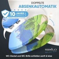 WC-Sitz mit Absenkautomatik Alpen - Premium Toilettendeckel direkt vom Hersteller