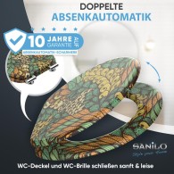 WC-Sitz mit Absenkautomatik Velora - Premium Toilettendeckel direkt vom Hersteller