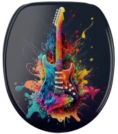 WC-Sitz mit Absenkautomatik Guitar - Premium Toilettendeckel direkt vom Hersteller