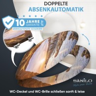 WC-Sitz mit Absenkautomatik Bay - Premium Toilettendeckel direkt vom Hersteller