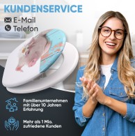 WC-Sitz mit Absenkautomatik Schwein - Premium Toilettendeckel direkt vom Hersteller