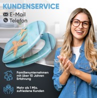 WC-Sitz mit Absenkautomatik Starfish - Premium Toilettendeckel direkt vom Hersteller