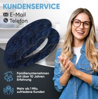 WC-Sitz mit Absenkautomatik Marmor Darkblue - Premium Toilettendeckel direkt vom Hersteller