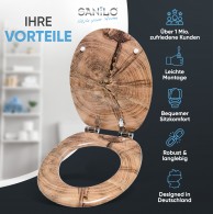 WC-Sitz mit Absenkautomatik Old Tree - Premium Toilettendeckel direkt vom Hersteller