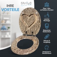 WC-Sitz mit Absenkautomatik True Love - Premium Toilettendeckel direkt vom Hersteller