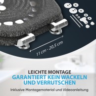 WC-Sitz mit Absenkautomatik Yin Yang - Premium Toilettendeckel direkt vom Hersteller