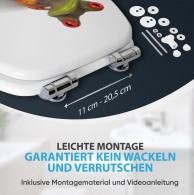 WC-Sitz mit Absenkautomatik Froggy - Premium Toilettendeckel direkt vom Hersteller