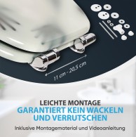 WC-Sitz mit Absenkautomatik Shadow Hands - Premium Toilettendeckel direkt vom Hersteller