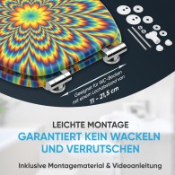 WC-Sitz mit Absenkautomatik Illusion - Premium Toilettendeckel direkt vom Hersteller