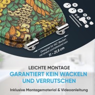 WC-Sitz mit Absenkautomatik Velora - Premium Toilettendeckel direkt vom Hersteller