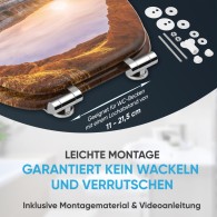 WC-Sitz mit Absenkautomatik Bay - Premium Toilettendeckel direkt vom Hersteller
