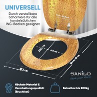 WC-Sitz mit Absenkautomatik Bier - Premium Toilettendeckel direkt vom Hersteller