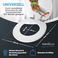 WC-Sitz mit Absenkautomatik Froggy - Premium Toilettendeckel direkt vom Hersteller