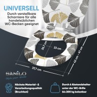 WC-Sitz mit Absenkautomatik Ginkgo - Premium Toilettendeckel direkt vom Hersteller