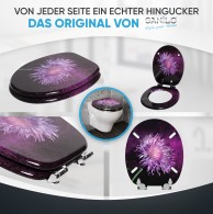 WC-Sitz mit Absenkautomatik Purple Dust - Premium Toilettendeckel direkt vom Hersteller