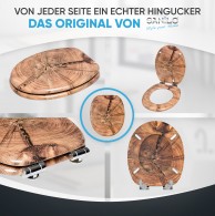 WC-Sitz mit Absenkautomatik Old Tree - Premium Toilettendeckel direkt vom Hersteller