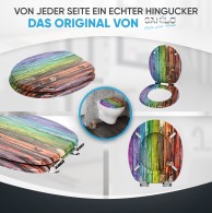 WC-Sitz mit Absenkautomatik Rainbow - Premium Toilettendeckel direkt vom Hersteller