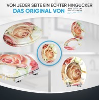 WC-Sitz mit Absenkautomatik Rosa Rose - Premium Toilettendeckel direkt vom Hersteller