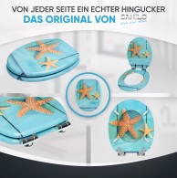 WC-Sitz mit Absenkautomatik Starfish - Premium Toilettendeckel direkt vom Hersteller