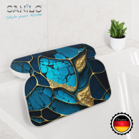 Badewannenkissen Marmor Cobalt