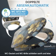 WC-Sitz mit Absenkautomatik und Schnellverschluss Tronela - Premium Toilettendeckel direkt vom Hersteller