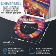 WC-Sitz mit Absenkautomatik und Schnellverschluss Aloha - Premium Toilettendeckel direkt vom Hersteller